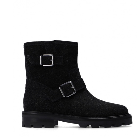 STEVE MADDEN Alick Black Suede Booties